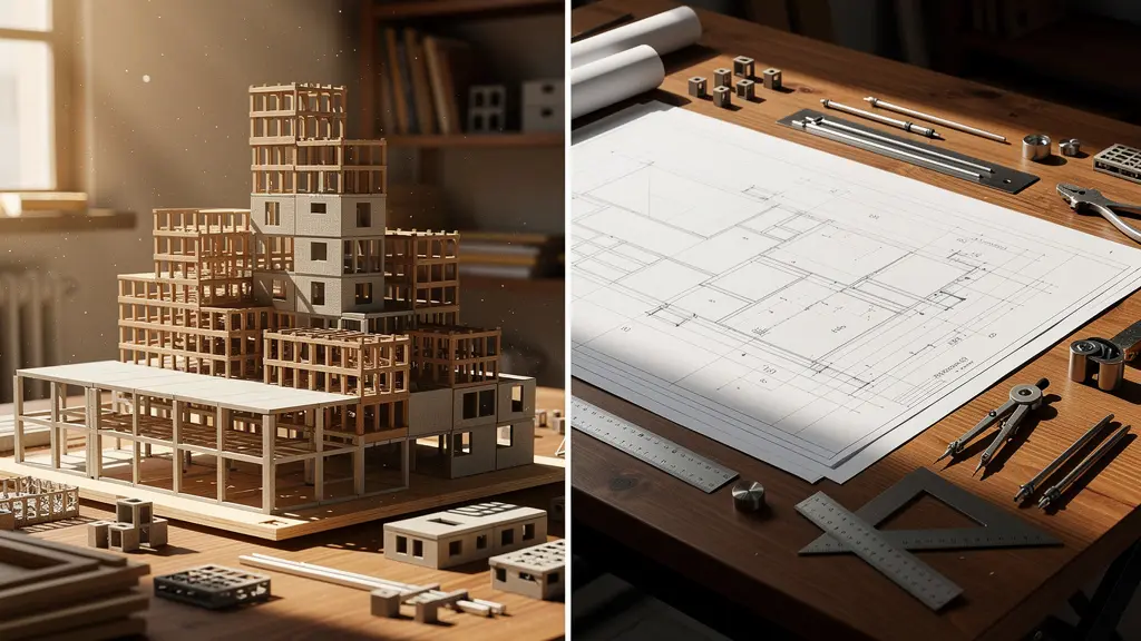 Comparaison visuelle entre solution CMS et développement sur-mesure pour un projet web