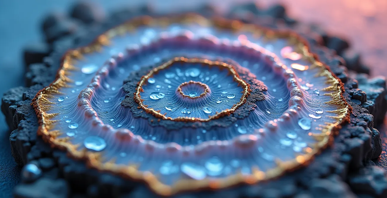 Métaphore visuelle d'un écosystème client en expansion continue